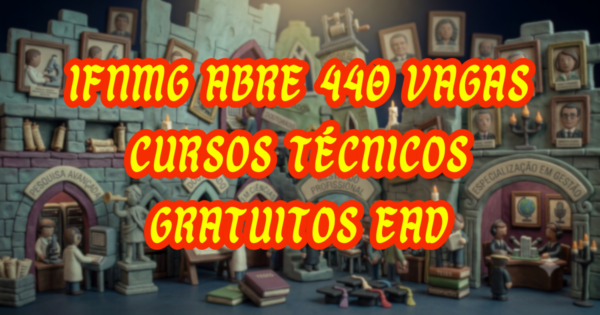 IFNMG Arinos abre 440 vagas para cursos técnicos gratuitos via EaD