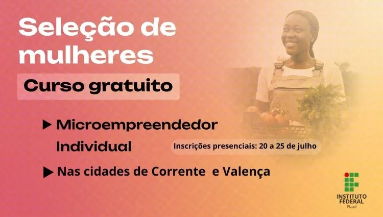 IFPI abre vagas gratuitas para curso de Microempreendedor Individual