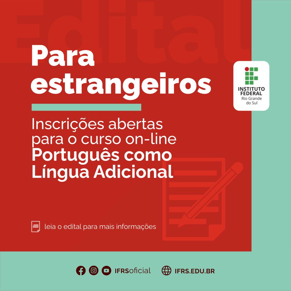 IFRS abre vagas em curso gratuito de português para estrangeiros
