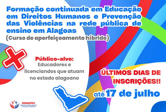 Últimos dias para curso de Direitos Humanos e Prevenção de Violências