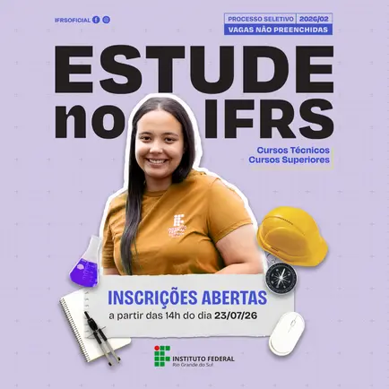 IFRS – Inscrições abertas para vagas remanescentes em cursos gratuitos