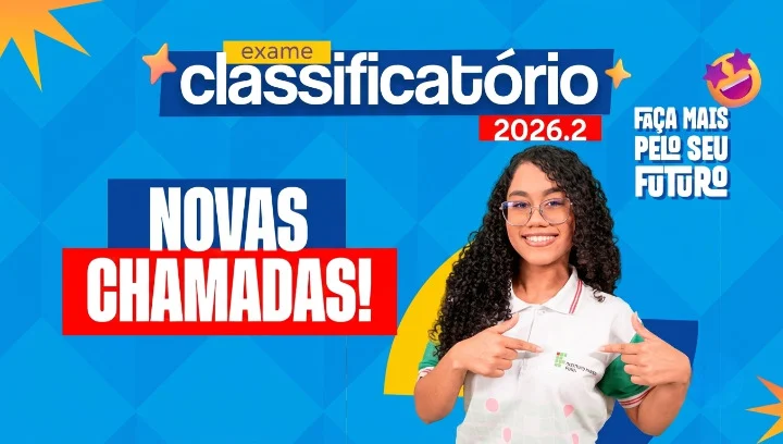 IFPI – Novas chamadas para excedentes do Classificatório 2026.2 divulgadas